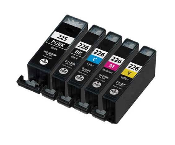 5PK New Ink For Canon PGI225BK CLI226 BK/C/M/Y Pixma MG6120 6220 8120 8220 MX882