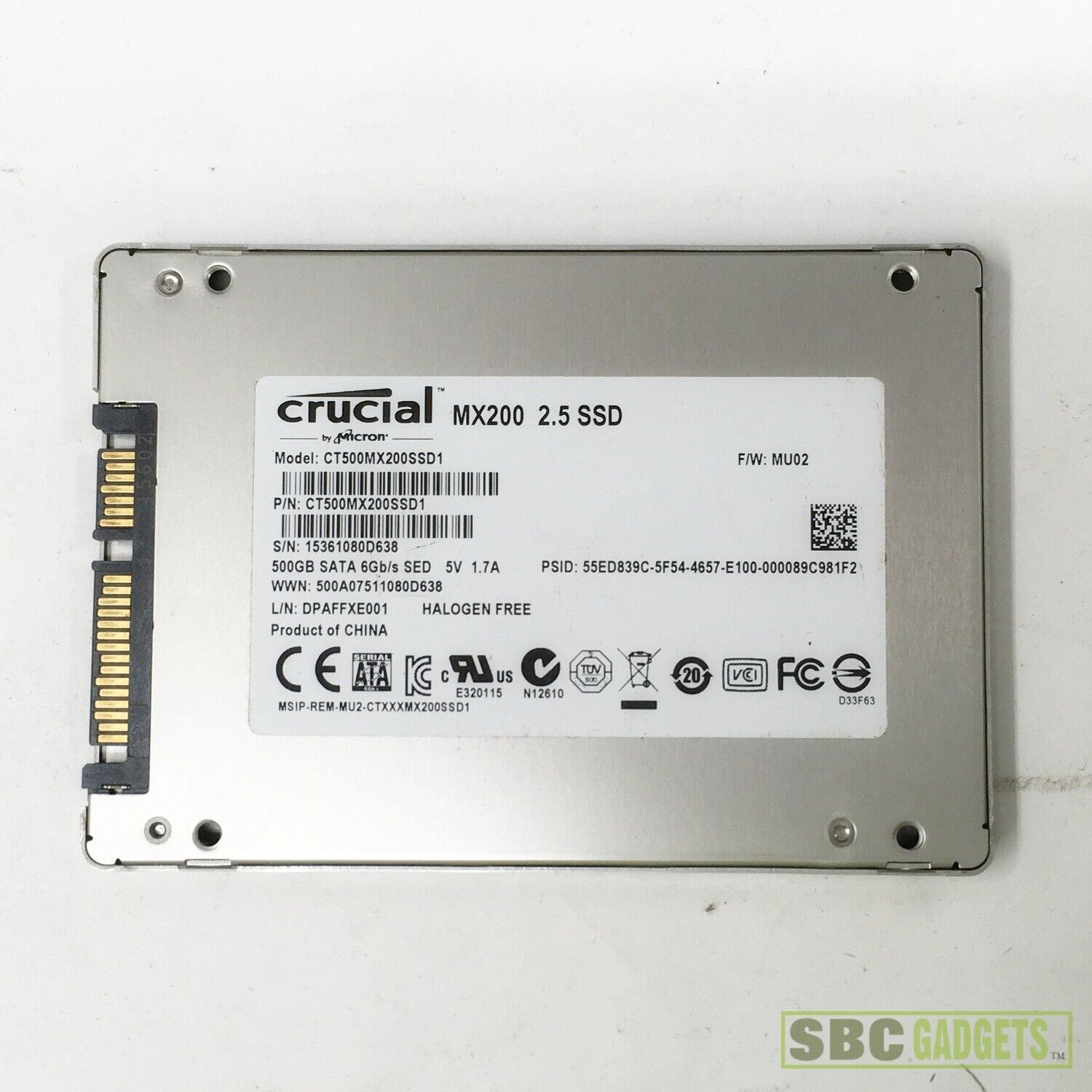 Crucial MX200 500GB 2.5