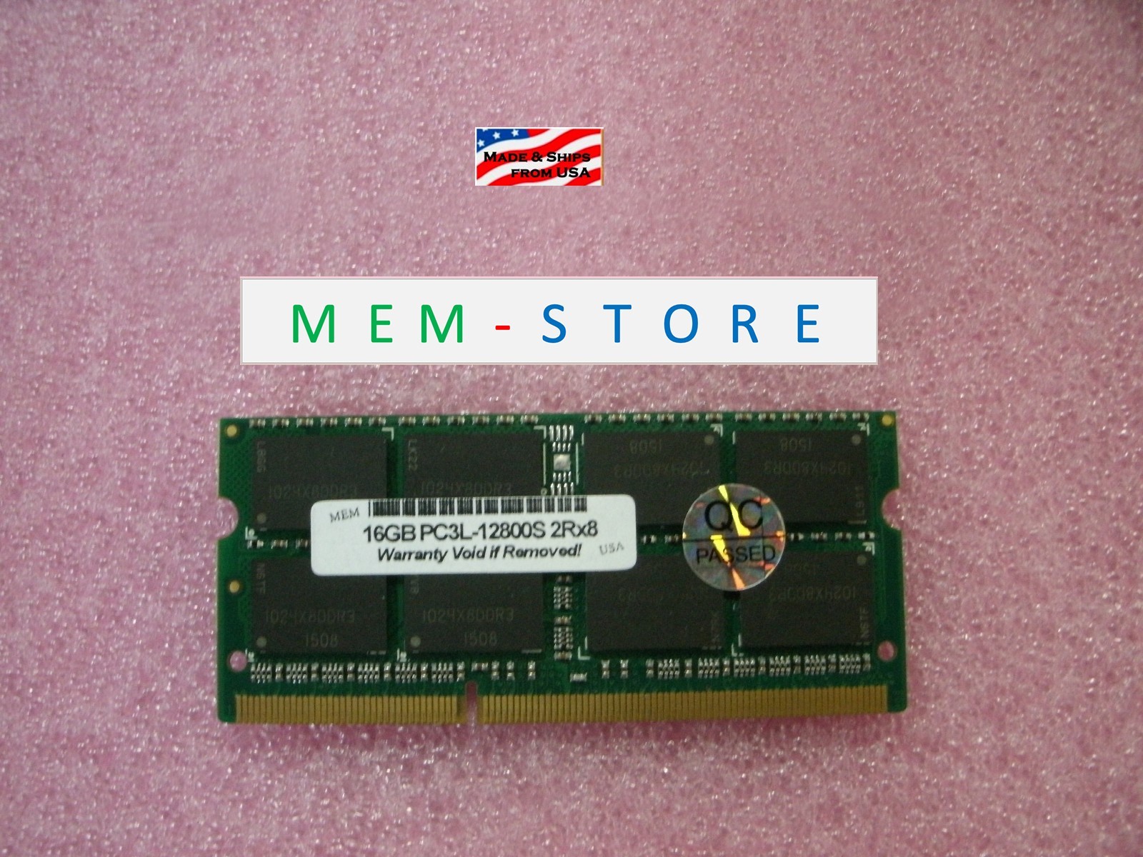 03X7015 Lenovo 16GB PC3-12800 DDR3L- 1600MHz SODIMM Memory ThinkPad P40 Yoga