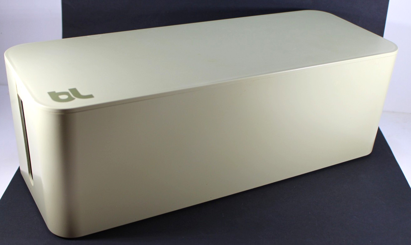 Bluelounge CableBox - Cable & Cord Management System, Light Tan