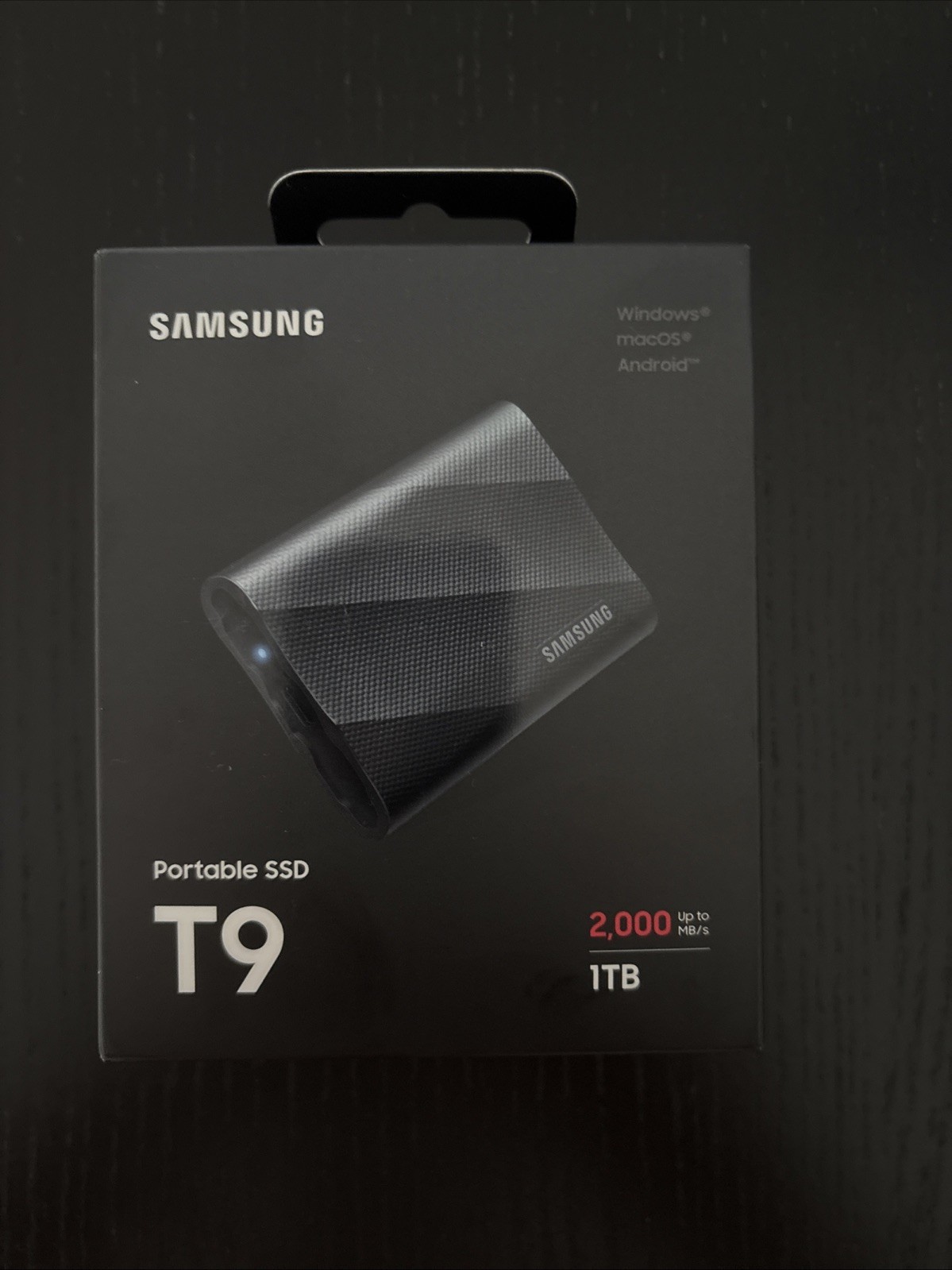 Samsung Portable 1TB SSD T9 MU-PG1T0B/AM