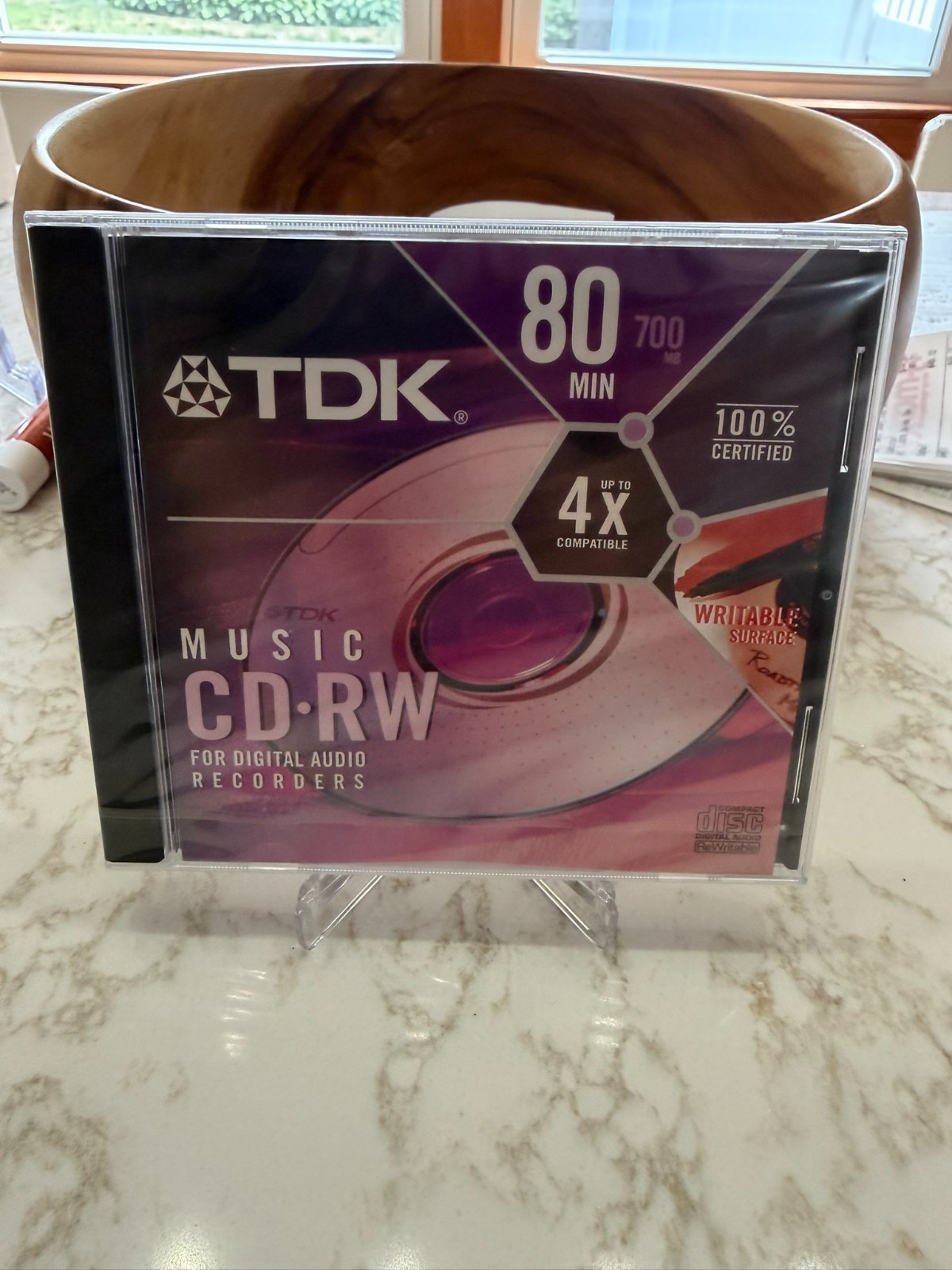 TDK CDRW80TWN 80 Minute Music/ Consumer Use CD-RW (Single)
