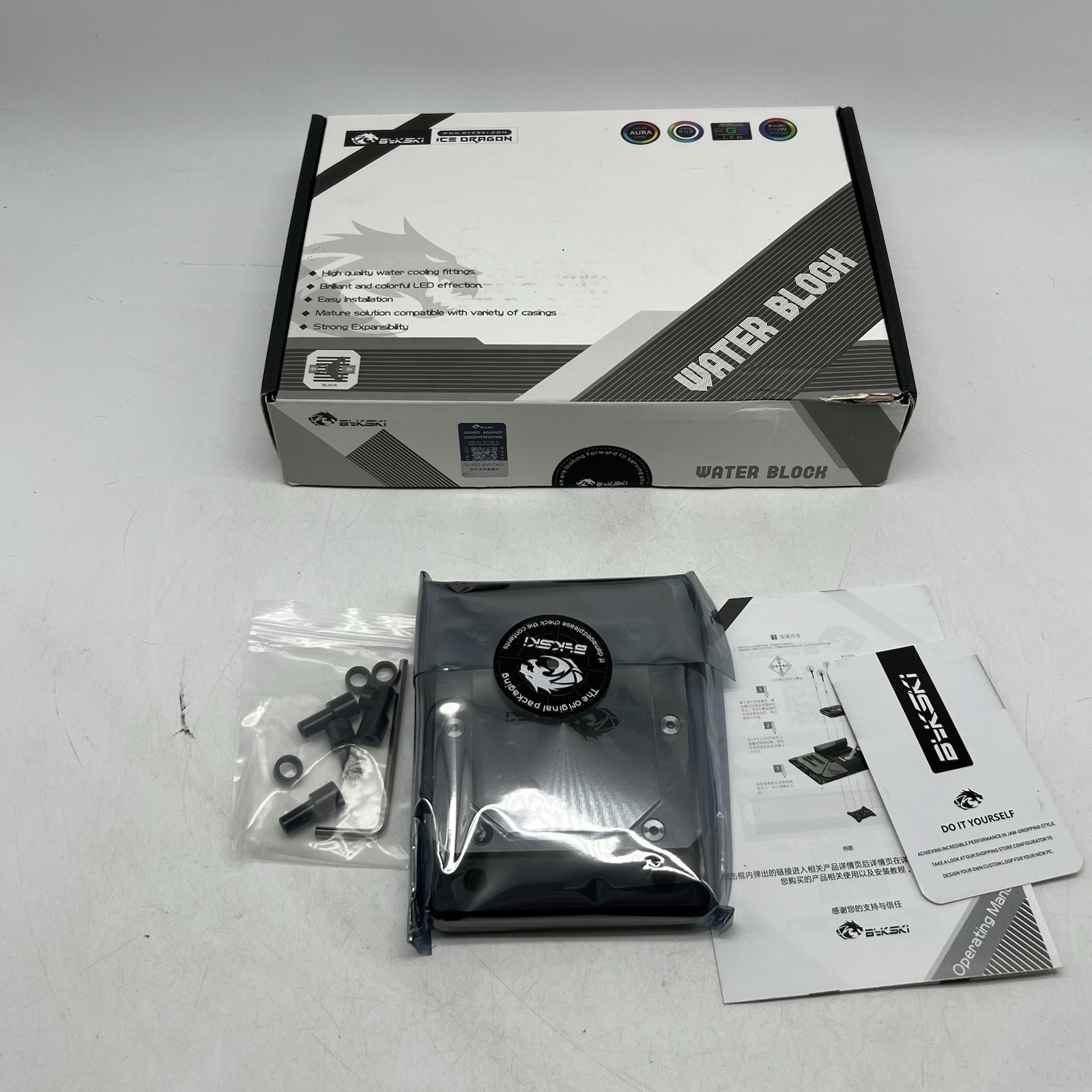 Bykski Icelake-X CPU Water Block C2-0110 Computer Water Block Liquid Cooling