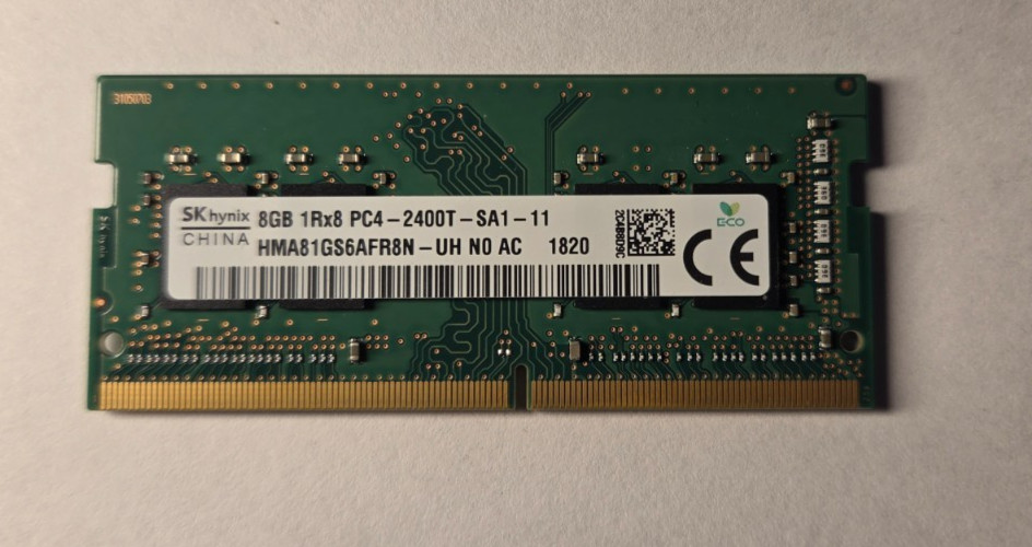 8 GB - SK Hynix PC4 2400T SO-DIMM (1x 8 GB) - HMA81GS6AFR8N