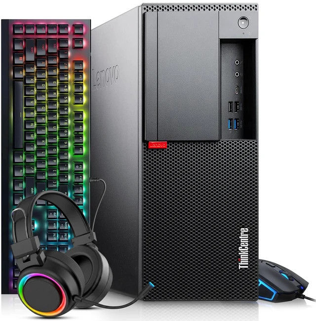 Lenovo M720t Gaming Desktop i5-8500 16GB RAM 256GB SSD NVIDIA GT 1030