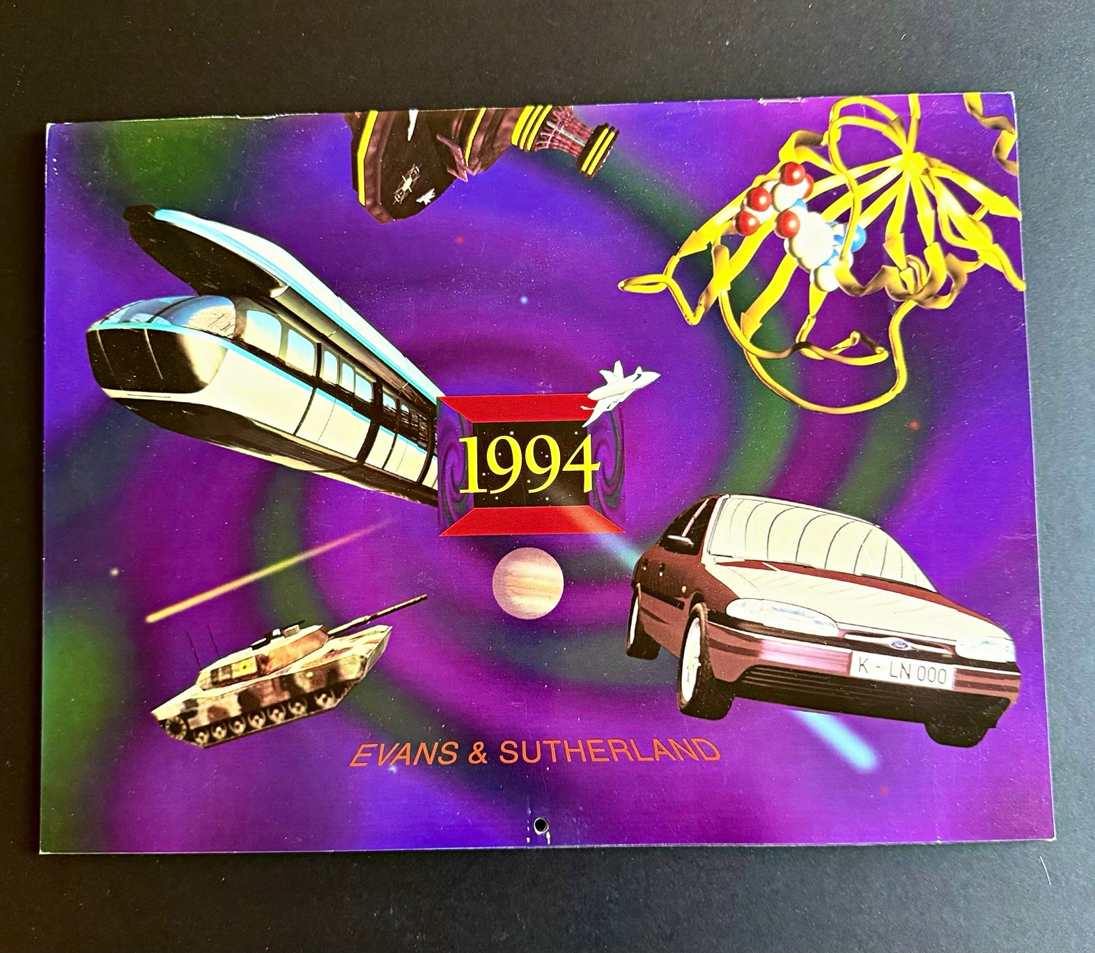 Evans & Sutherland (E&S) 1994 Calendar Early Computer Imagery ESIG-4000 Series