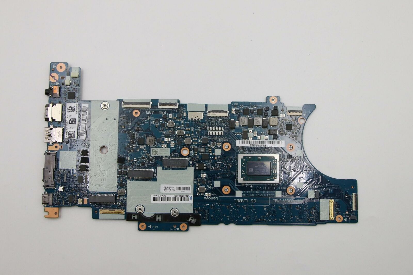 For Lenovo ThinkPad X395 with R7-3700U 8GB FRU:02DM190 Laptop Motherboard