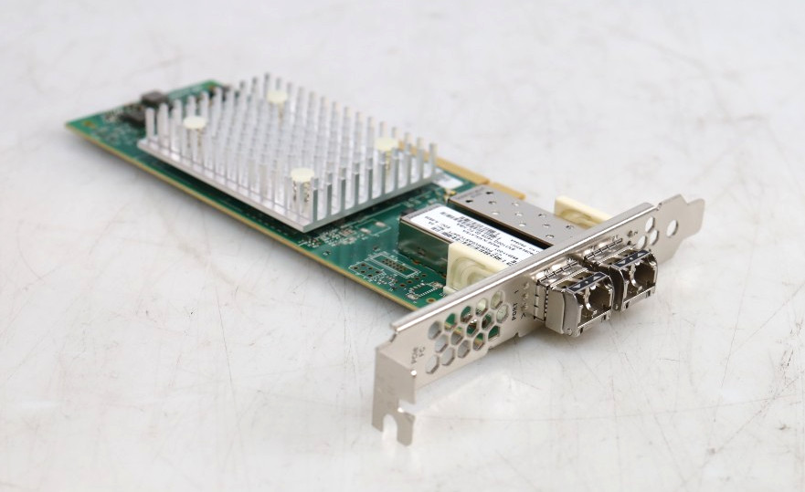 HP 853011-001 Store Fabric PCIe 3.0 x4 SN1100Q 16Gb 2P FC w/ Transceivers.