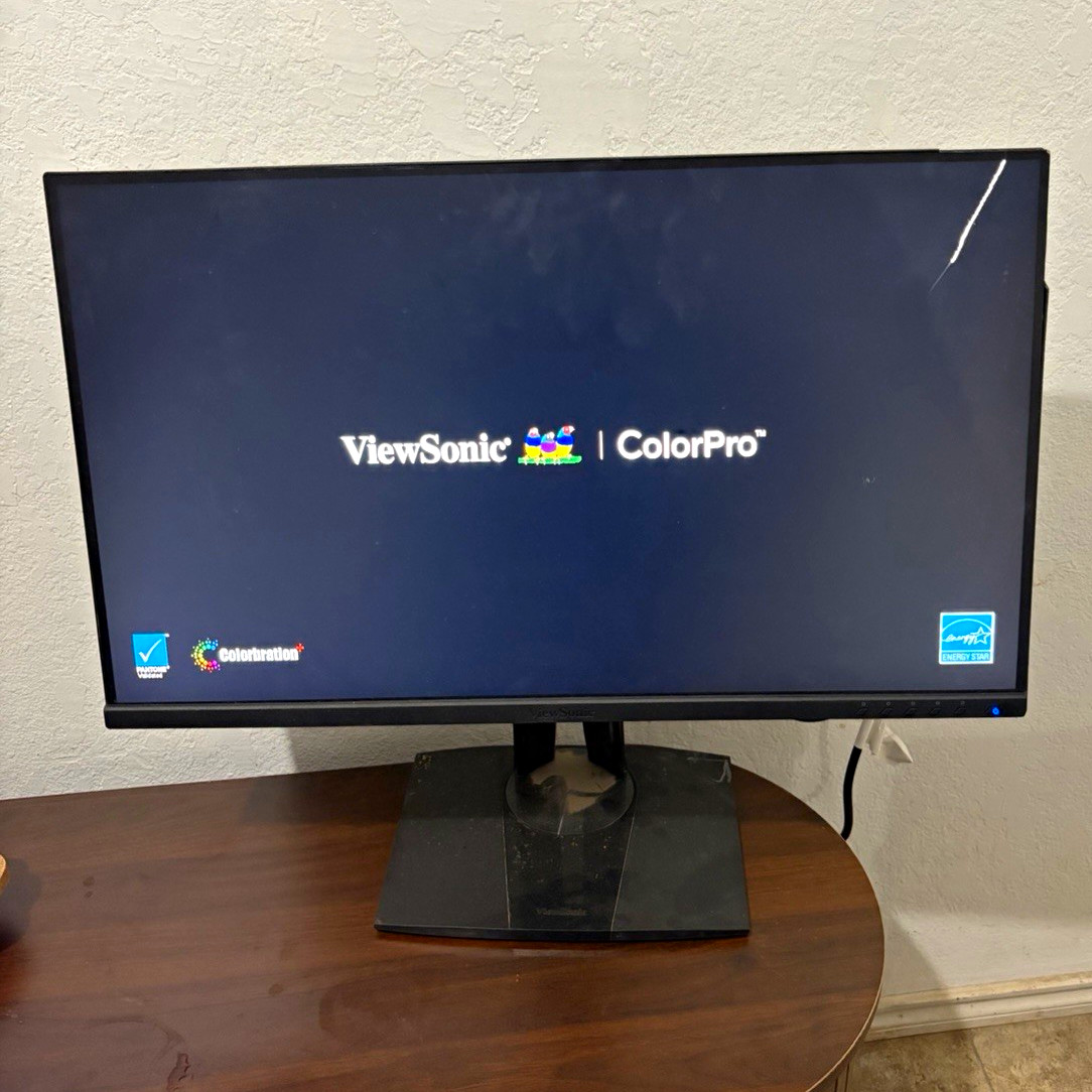 ViewSonic ColorPro 27 in 2560x1440 LCD 60Hz Graphic Design Black HDMI DP