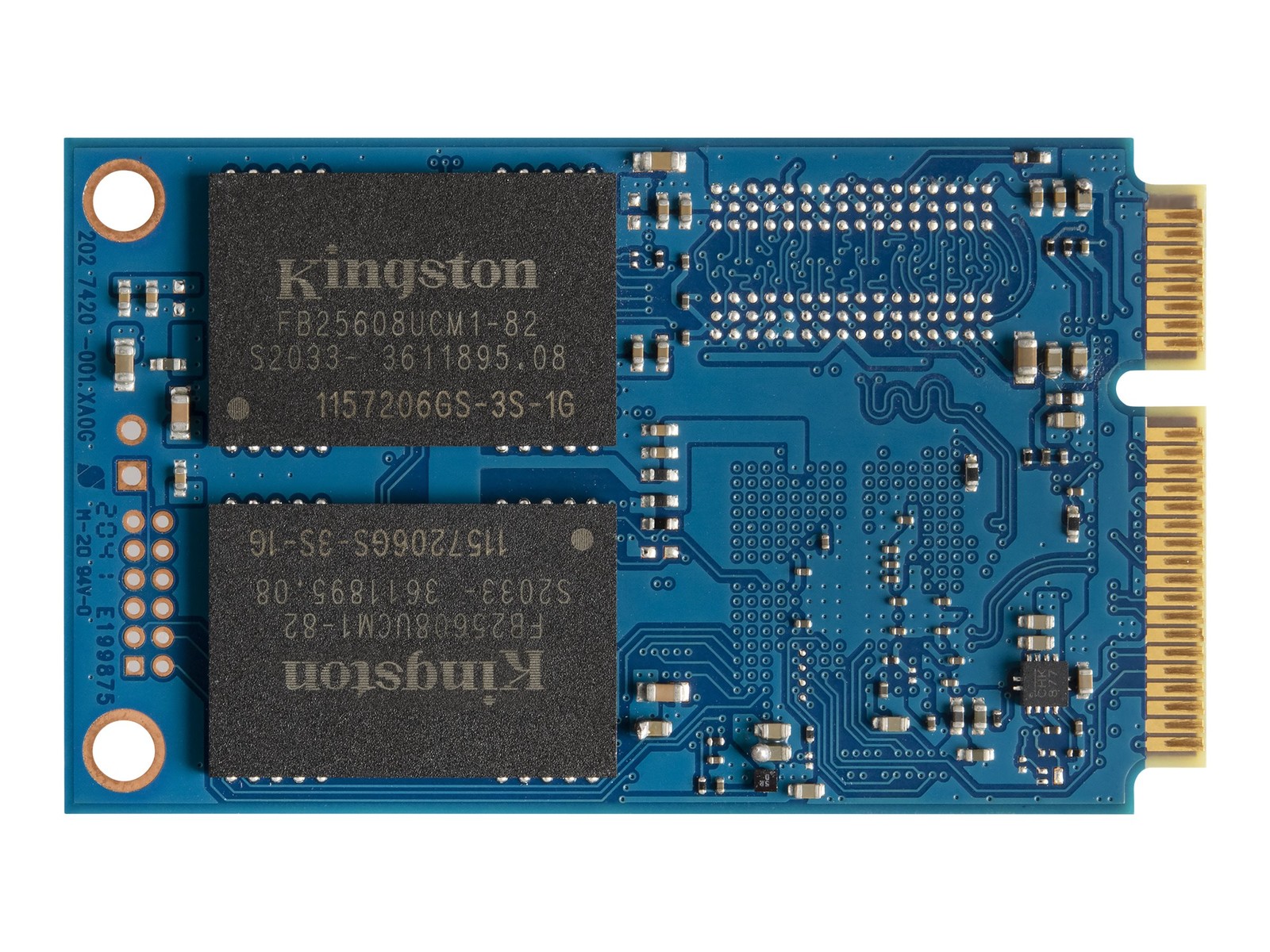 Kingston SSD KC600mSATA SATA 3D TLC XTS-AES 256-bit 7g SKC600MS/256G