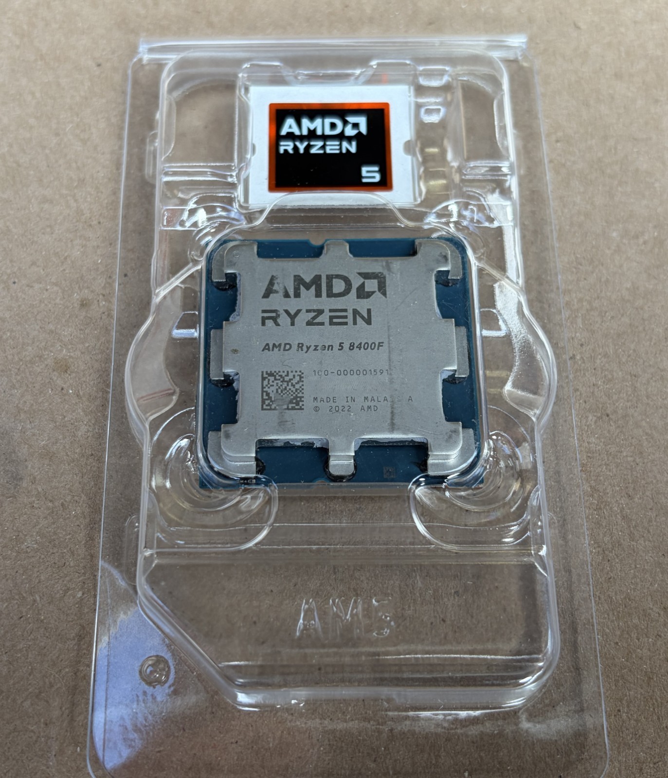 AMD Ryzen 5 8400F 4.20GHz 6 Core 100-000001591 12 Thread AM5 CPU