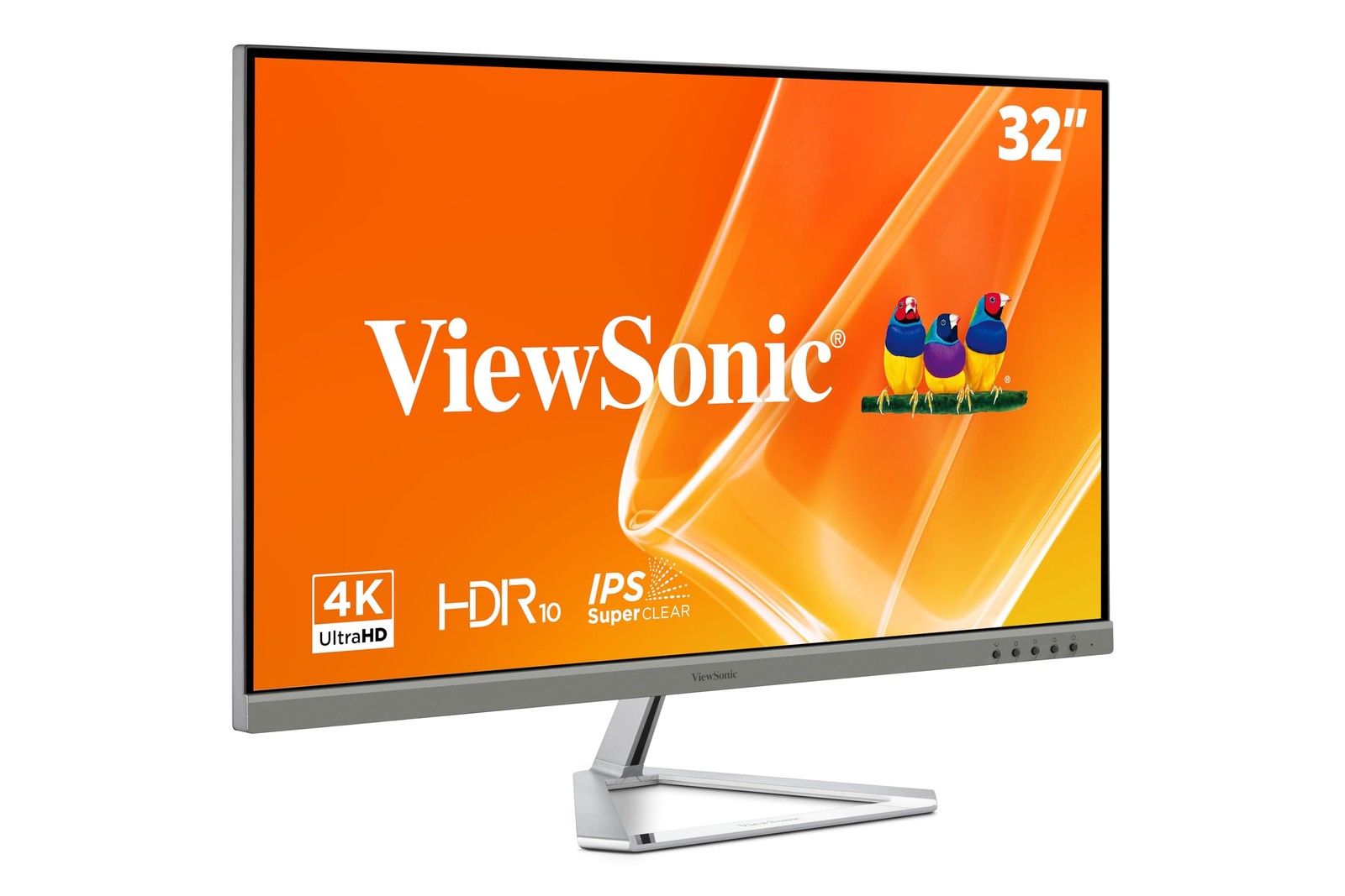 32 Inch 4K UHD Monitor HDR10 HDMI DisplayPort VX3276-4K-MHD ViewSonic gaming LED