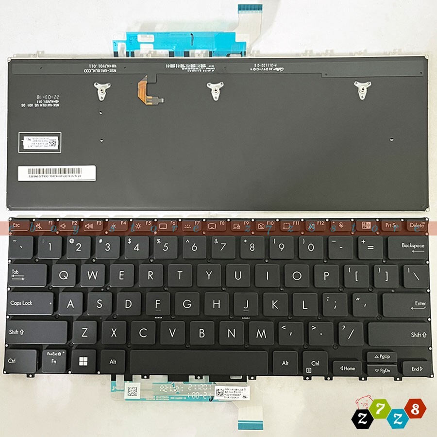 New ASUS ExpertBook B5 B5302F/FE B5302C/CE PX375CE P3350CE Keyboard US Backlit