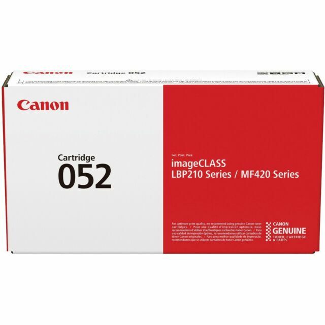Canon CRG 052 K Black Toner Cartridge - Black (2199C001)