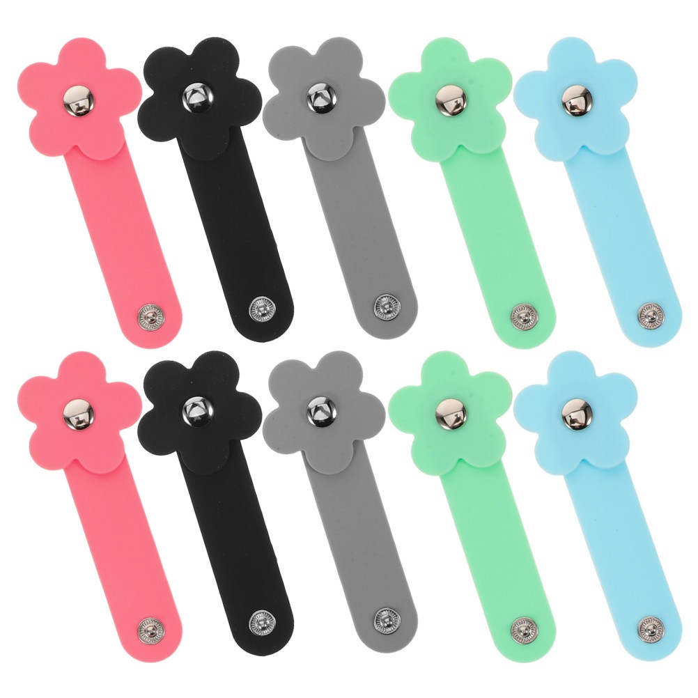 10Pcs Durable Silicone Cable Organizer for Earbuds and Charging Cords Home Use