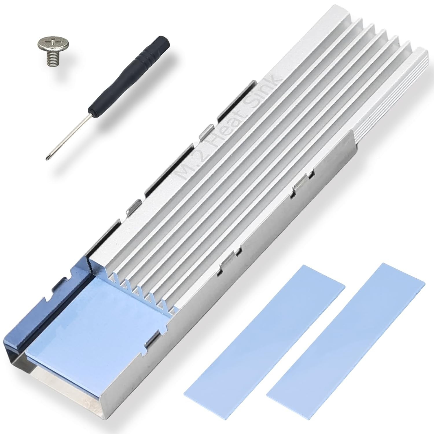 M.2 Heatsink with Thermal Silicone Pad for PS5/PC/Workstation - NVME Heatsink,