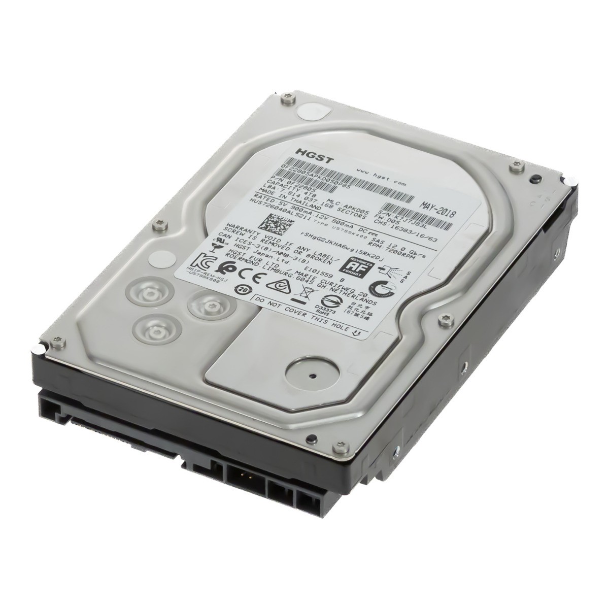HGST UltraStar 7K6000 HUS726040AL5211 4TB 7.2K 128MB SAS-3 3.5" HDD
