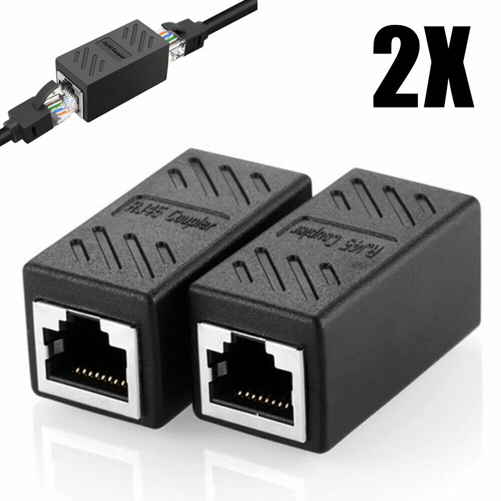 RJ45 Splitter Adapter LAN Ethernet Cable 1-2/3 Way Cat 7/6/5E Connector Plug