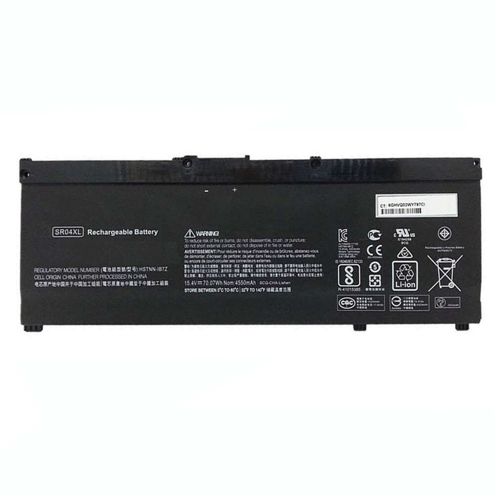 REPLACEMENT SR04XL 917724-855 BATTERY FOR HP OMEN 15-CE 15-DC 15.4V 70WH SR04070