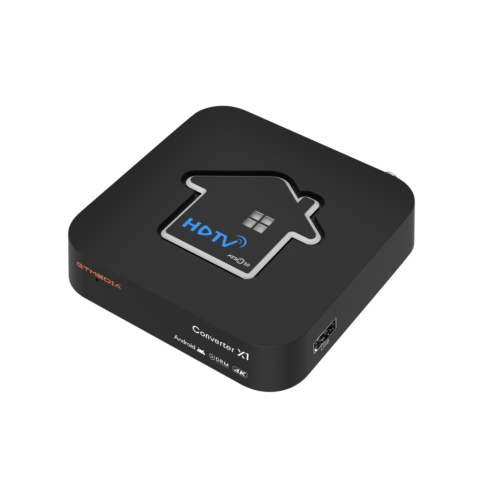 4K UHD ATSC 3.0 Certified DRM Free Channel TV Tuner Terrestrial TV Box Player US