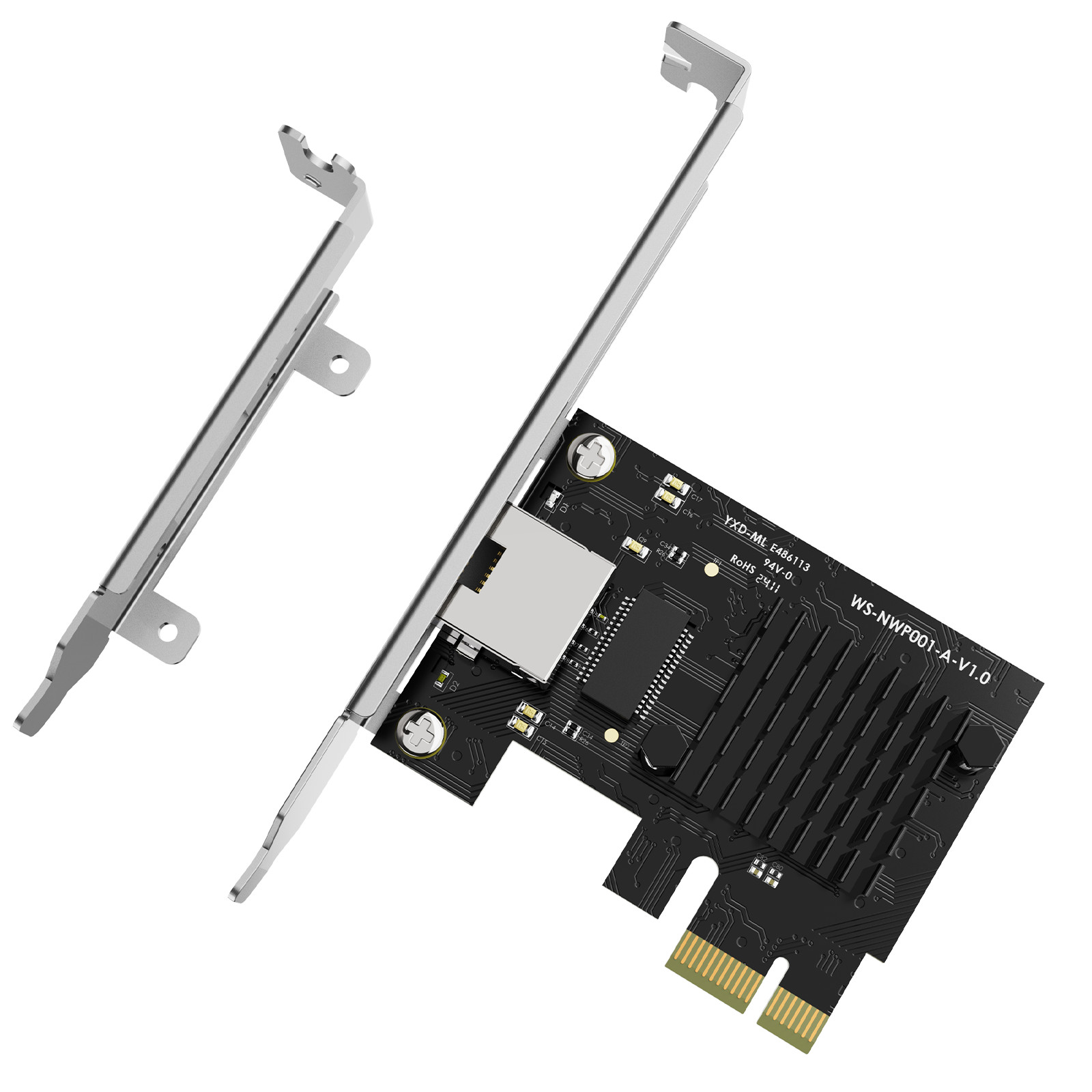 1Gb/2.5Gb/5Gb/10Gb Base-T PCI-e Network Card PCI Express Ethernet Adapter