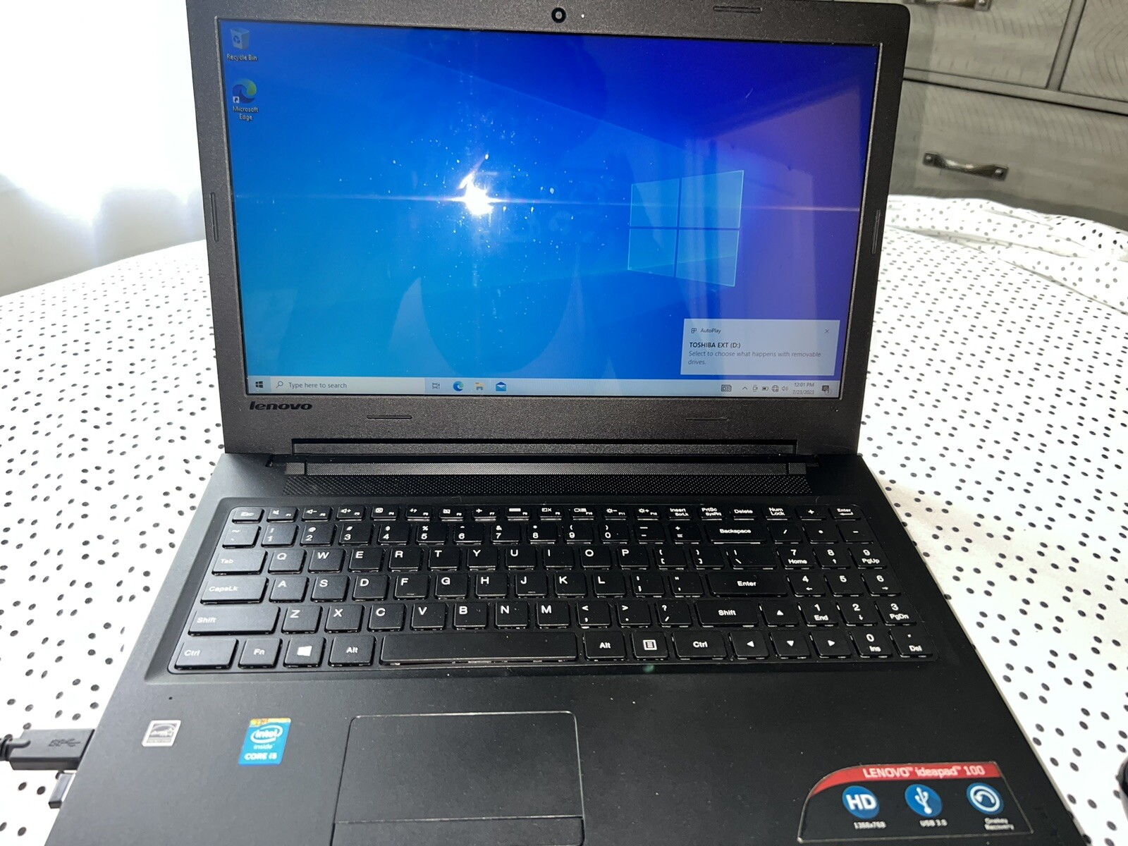 Lenovo 2016 IdeaPad High Performance 15.6" HD LED Backlit Display Laptop