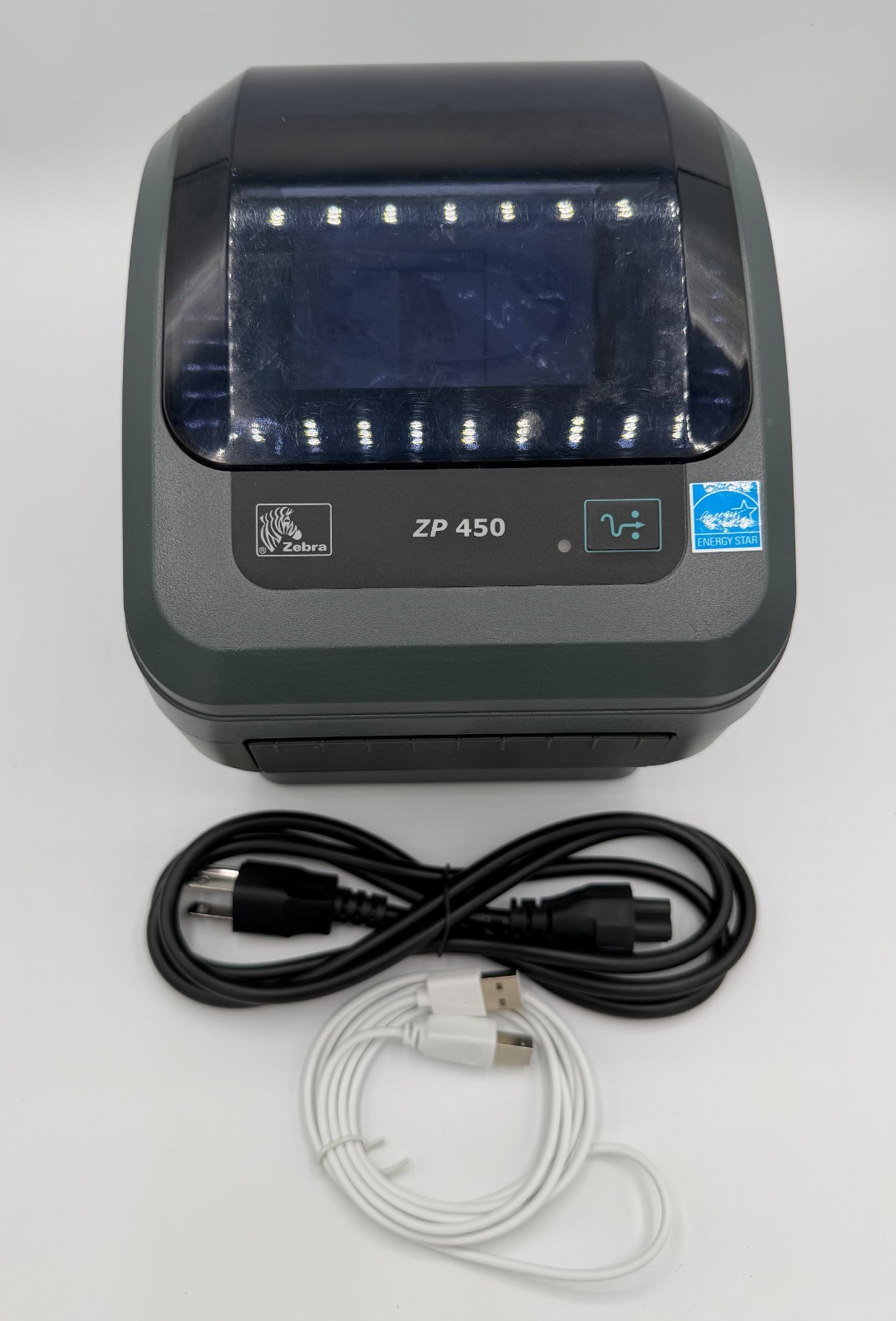 Zebra ZP 450 Direct Thermal Label Printer 203dpi USB Serial Parallel ZPL Tested
