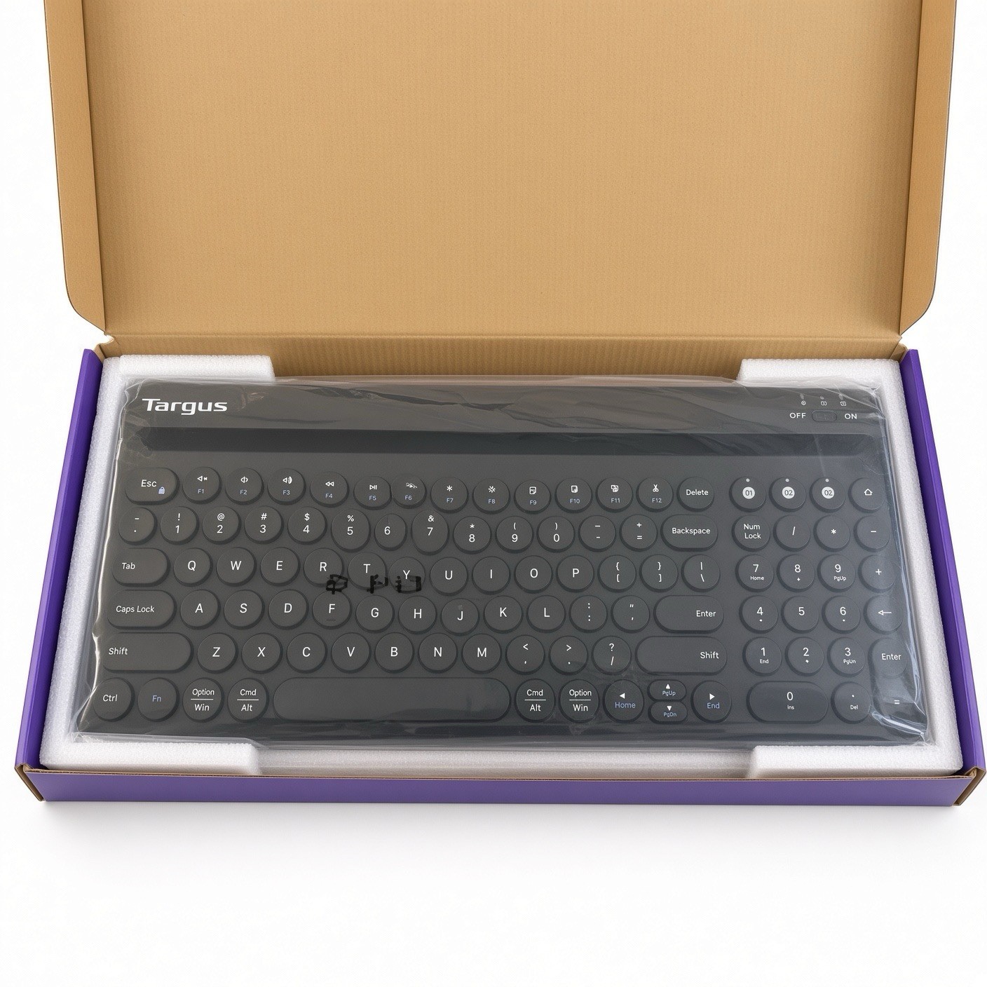 Targus AKB867US Full Size Bluetooth Keyboard Phone Tablet Stand OPEN BOX