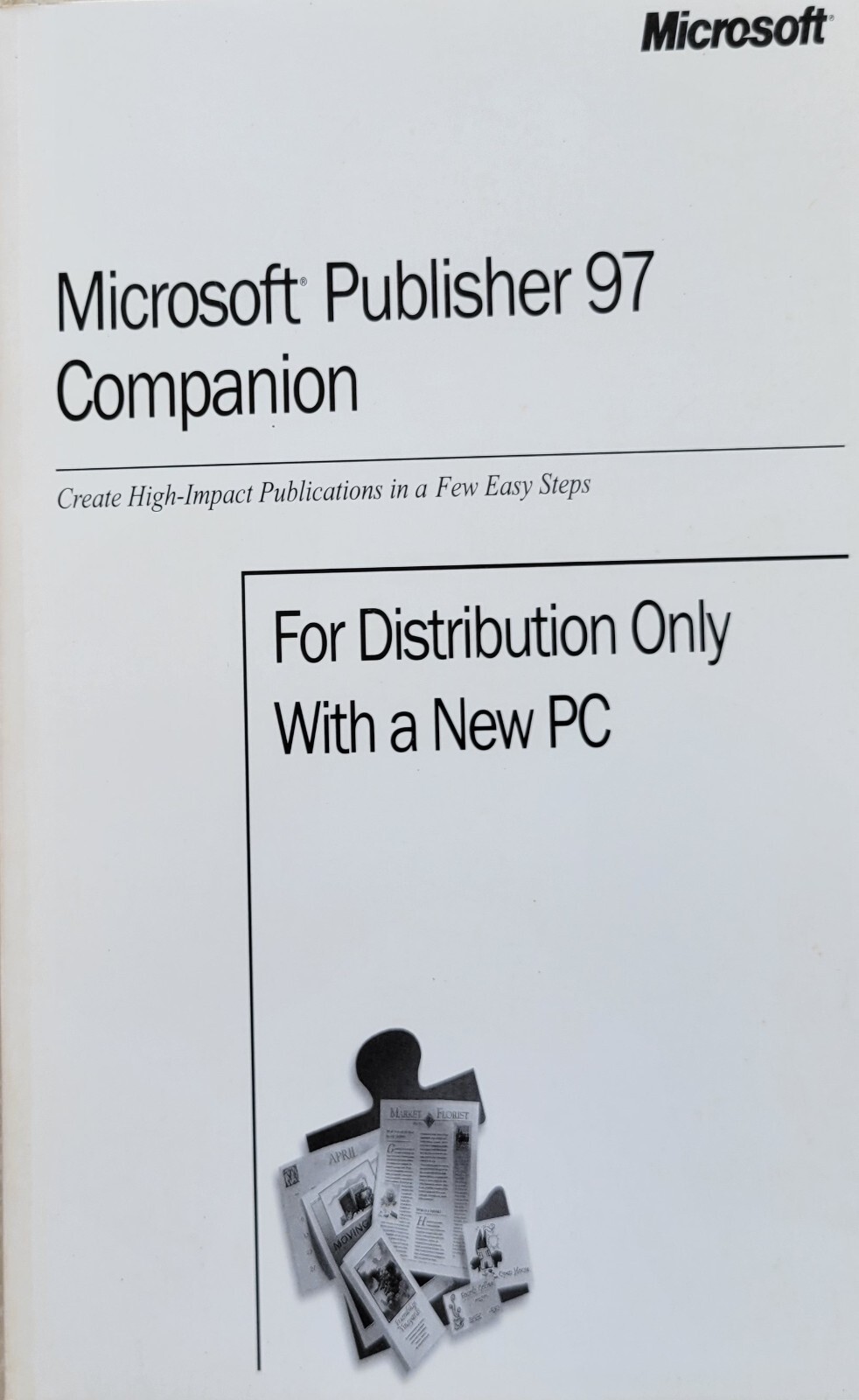 Vintage - Microsoft Publisher 97 Companion, 1996