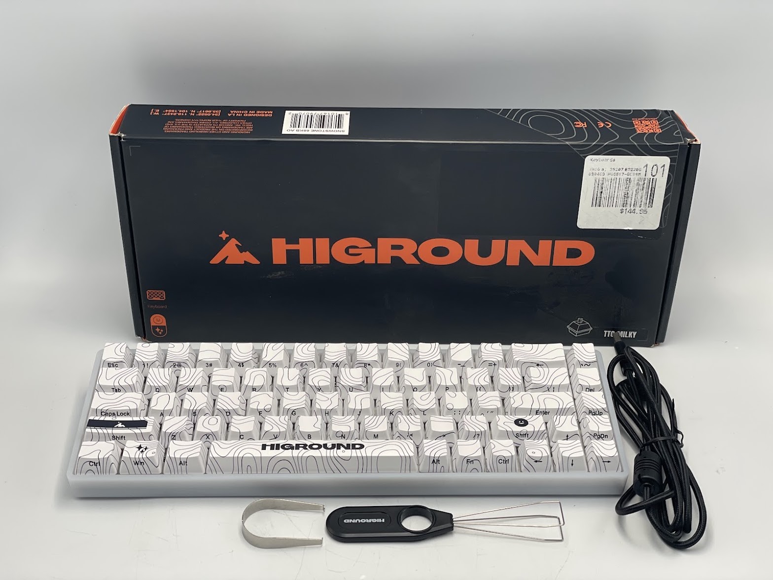 Higround Basecamp 65+ Gaming Keyboard - SNOWSTONE