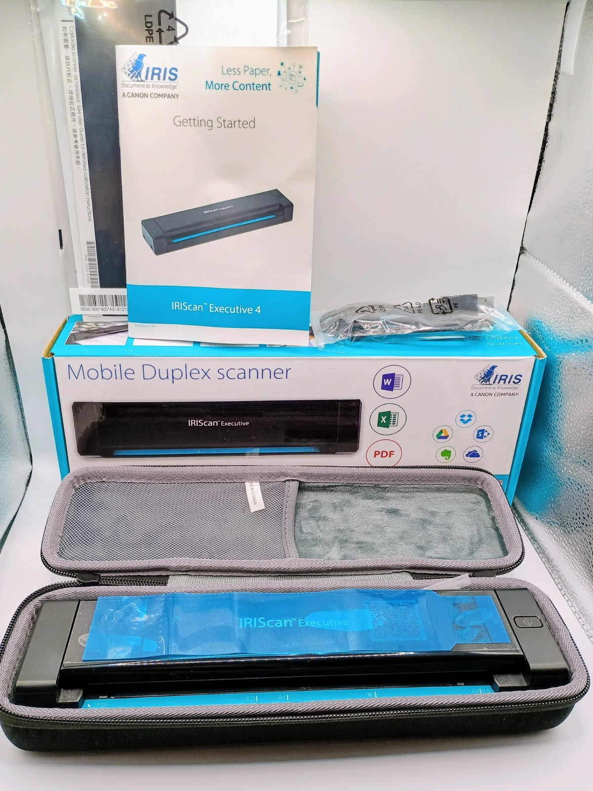 IRISCan Executive 4 Mobile Duplex Scanner - Portable - USB - Canon READ