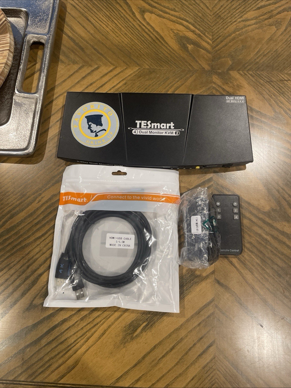 TESmart HD HDMI 4 Port KVM Switch 4K@60Hz 4x1: 60hz