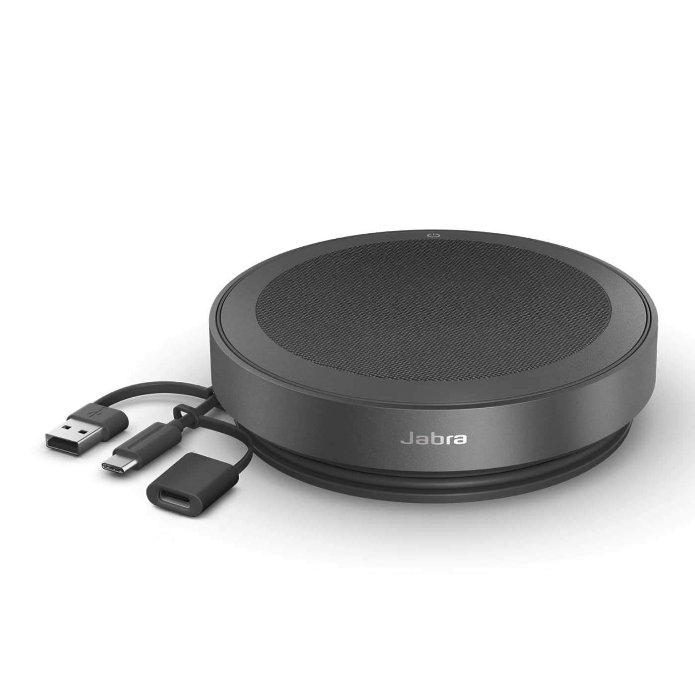 Jabra Speak2 40 Wireless Bluetooth Speakerphone - 4 Noise-Cancelling Mics - Dark