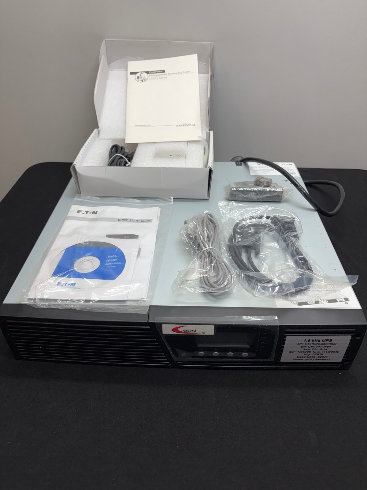Eaton Powerware PW9130L1500R-XL2U / CEPSINGMS1500 1500VA 1350W Rackmount UPS