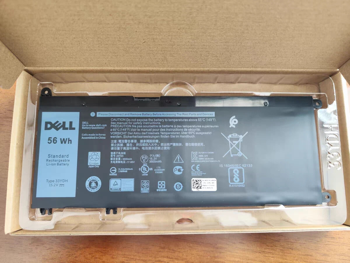 NEW Genuine 56WH 33YDH Battery For Dell G3 15 3579 17 3779 G5 15 5587 G7 15 7588