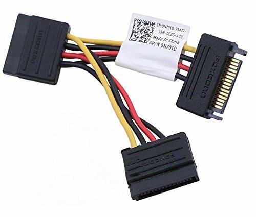 New Dell Foxconn SATA Power Connector Splitter Cable 3.75" 0N701D N701D Tested W