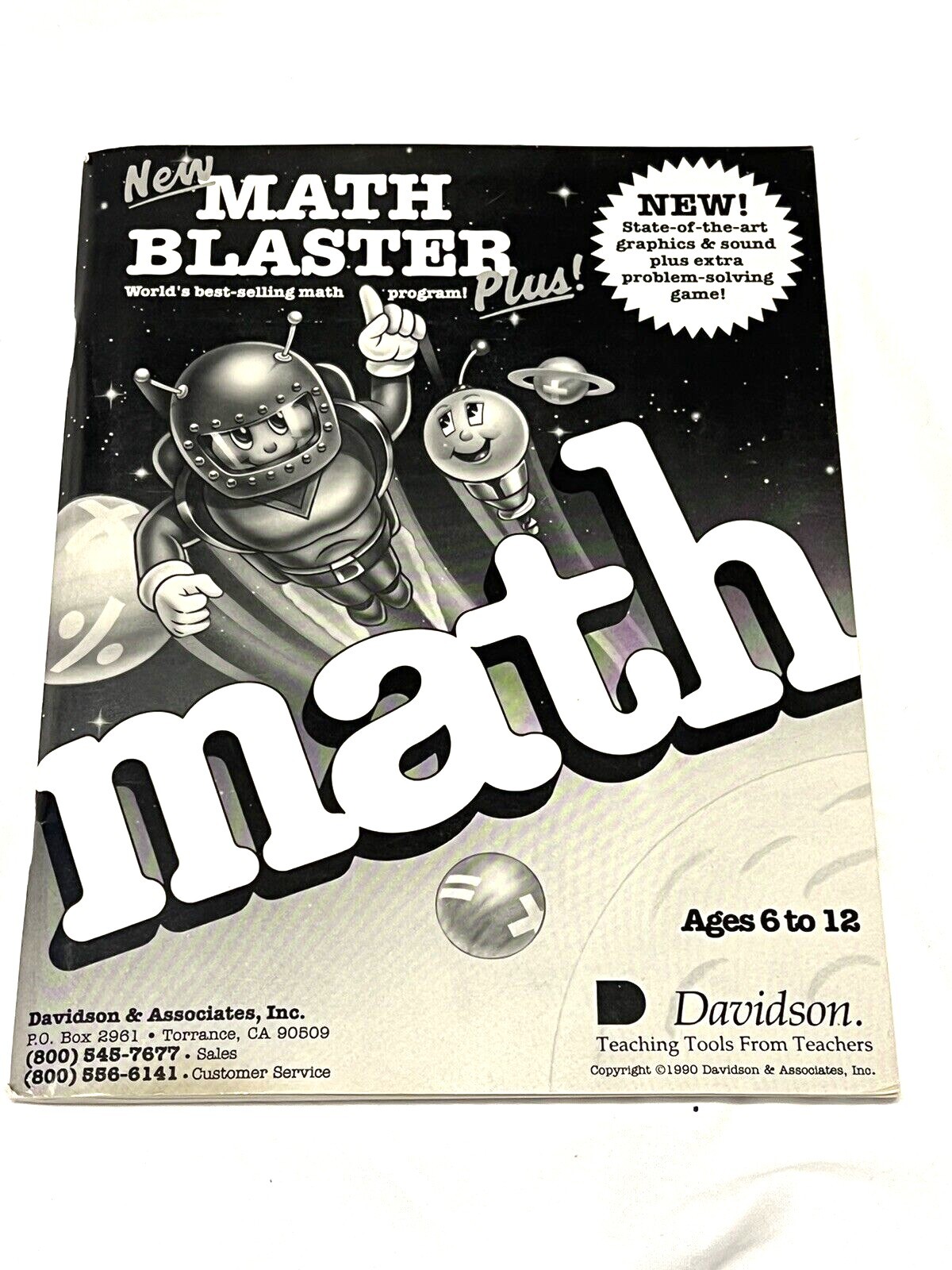 Math Blaster Plus - Manual Only