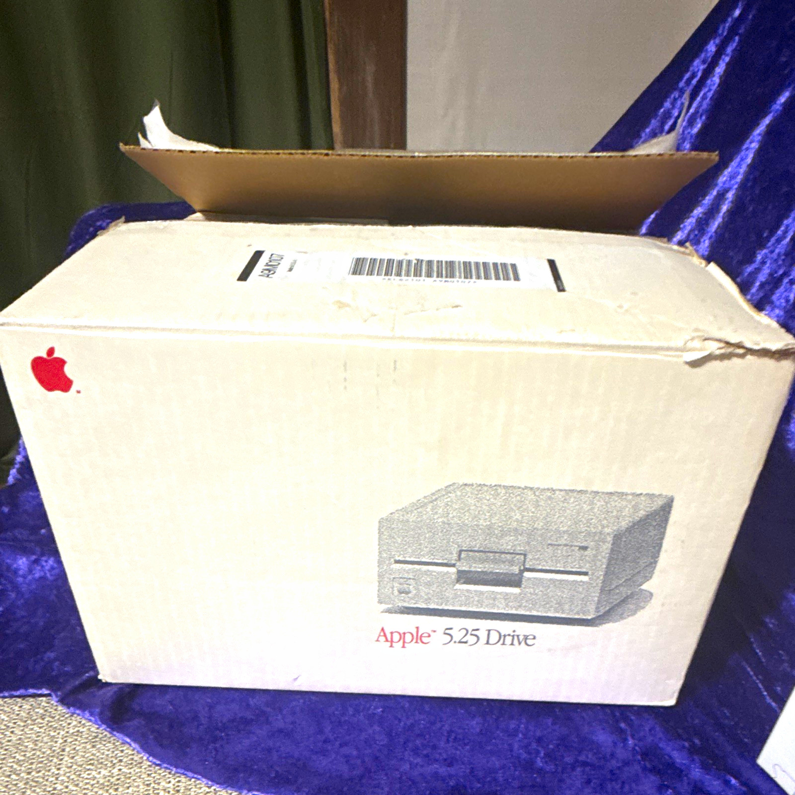 Apple 5.25 Drive A9M0107 DB-19 Original Vintage EMPTY BOX ONLY Apple II