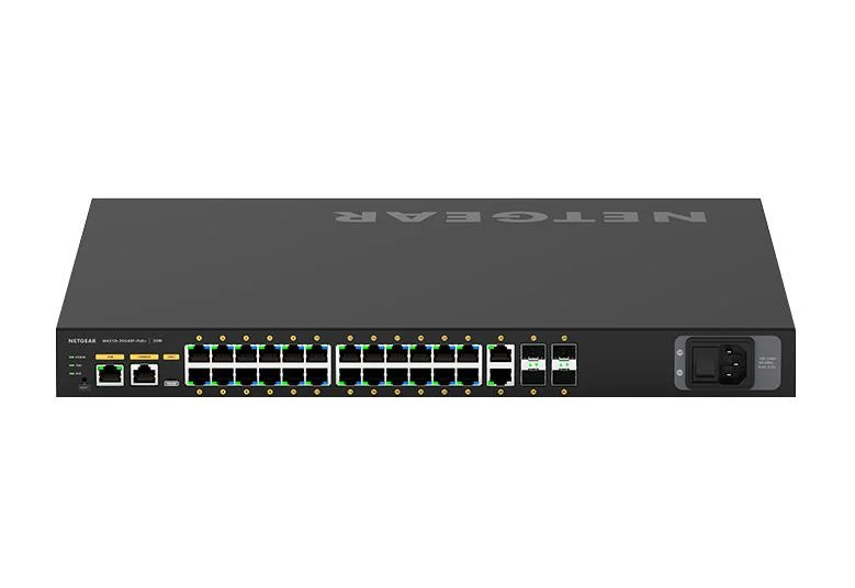 Netgear GSM4230P-100NAS AV Line 24x1G PoE+ 300W 2x1G and 4xSFP Managed Switch