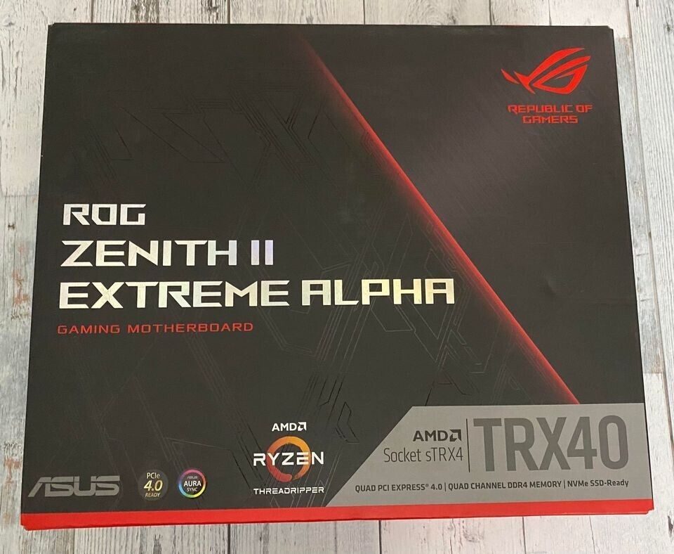 [NEW] ASUS ROG Zenith II Extreme Alpha TRX40 AMD Ryzen Motherboard w/ Extras