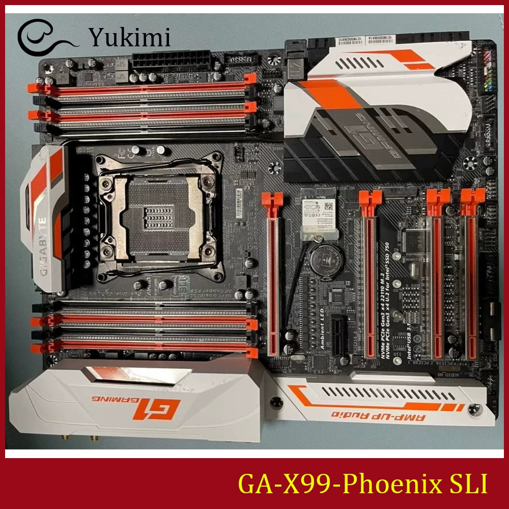 FOR GIGABYTE GA-X99-Phoenix SLI DDR4*8 128GB LGA1151 ATX Ｍotherboard Test OK