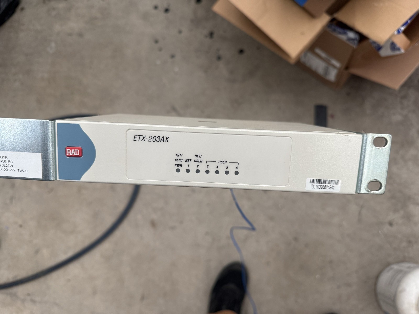 RAD ETX-203AX Carrier Ethernet Demarcation Device 2SFP 2UTP P/N 6661650000