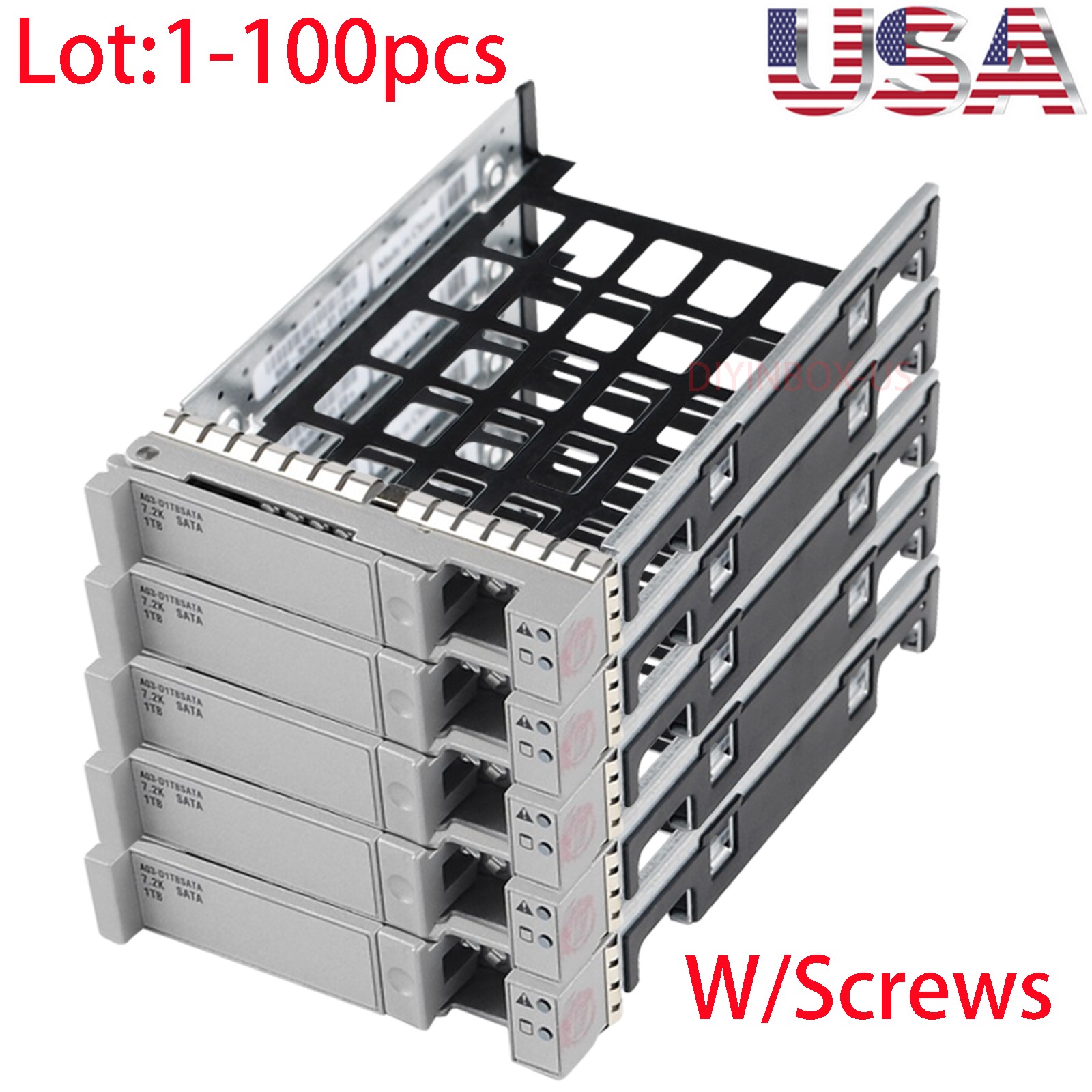 Lot Cisco 2.5'' Hard Drive Caddy Tray UCS C220 C240 C460 M2 M3 M4 800-35052-01