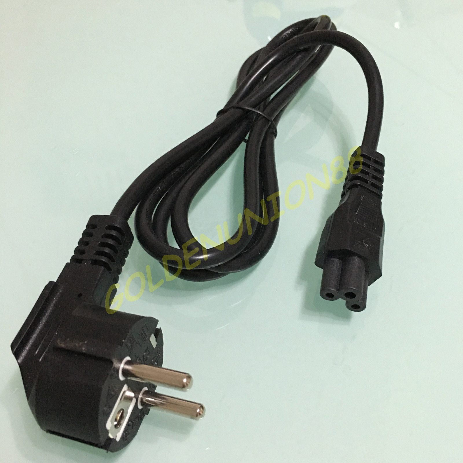 16A 250V~ EU AC power cord wire cable to C5 3pin connector Cloverleaf Male
