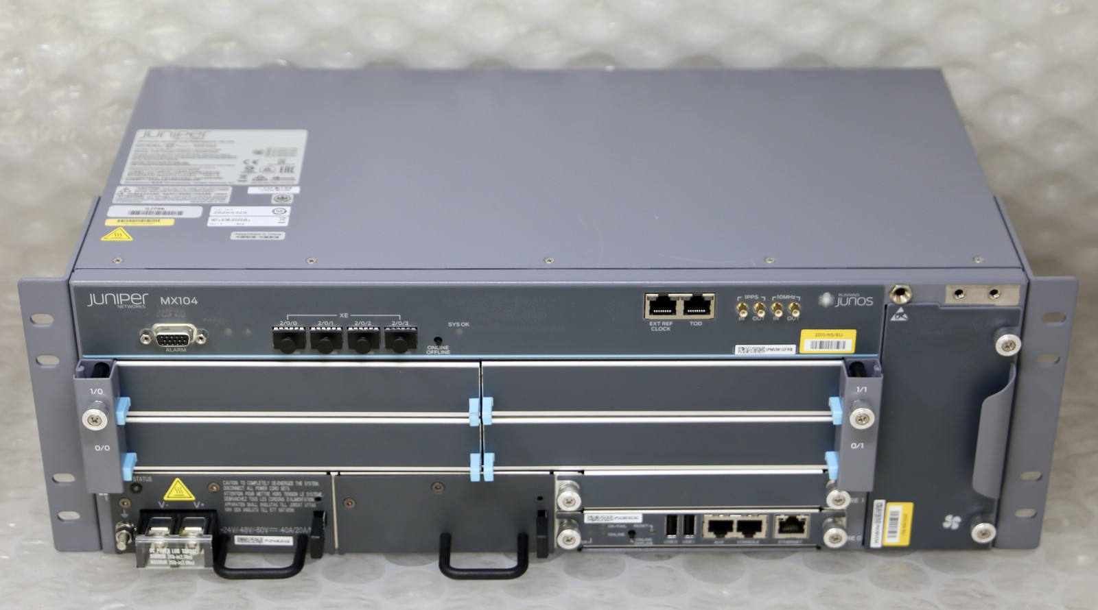 JUNIPER CHAS-MX104-S-B - MX104 Universal Access / Aggregation Router w/ Modules