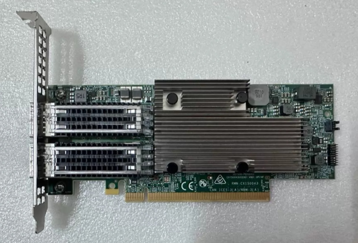 Broadcom BCM957508‑P2100G 100GbE Dual QSFP56 PCI‑E x16 Server Adapter