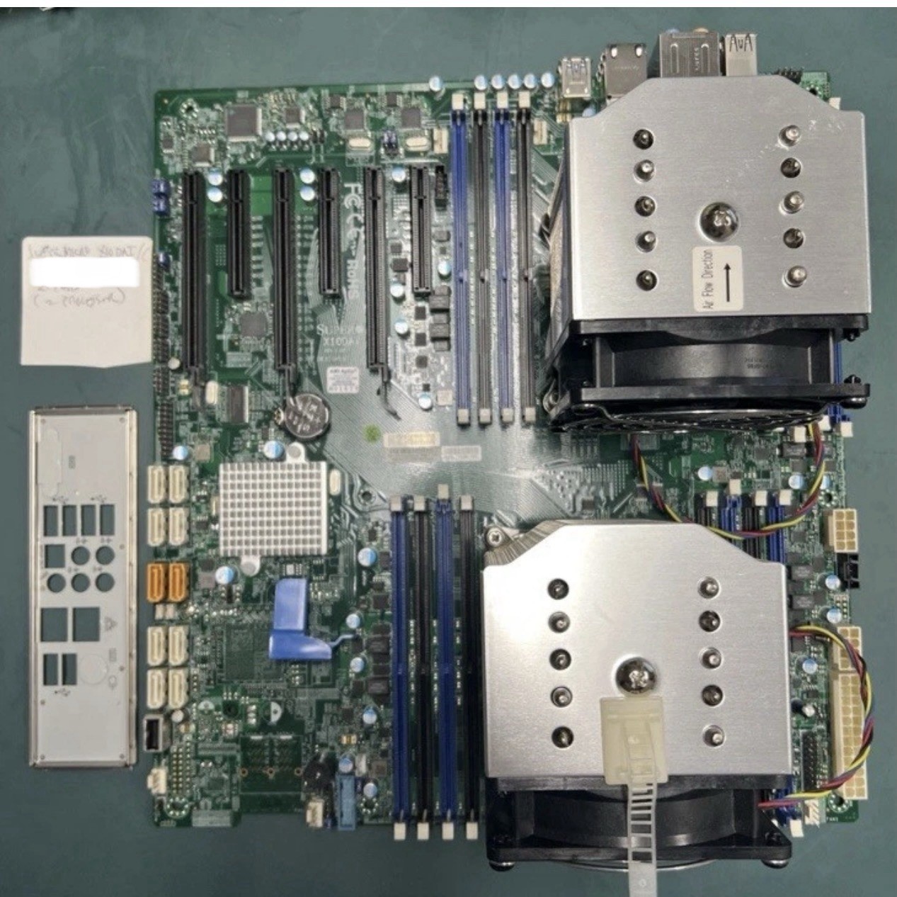 SUPERMICRO X10DAi (X10DAi/C) Dual LGA Motherboard - 2x E5-2637 V4 3.50Ghz SHIELD