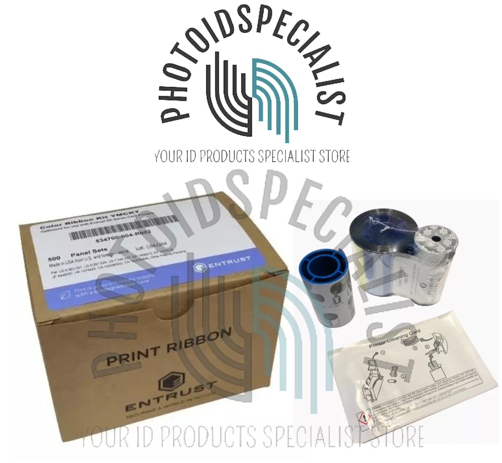 Datacard 534700-004-R010 Color Ribbon Kit YMCKT - 500 images Replaces 534000-003