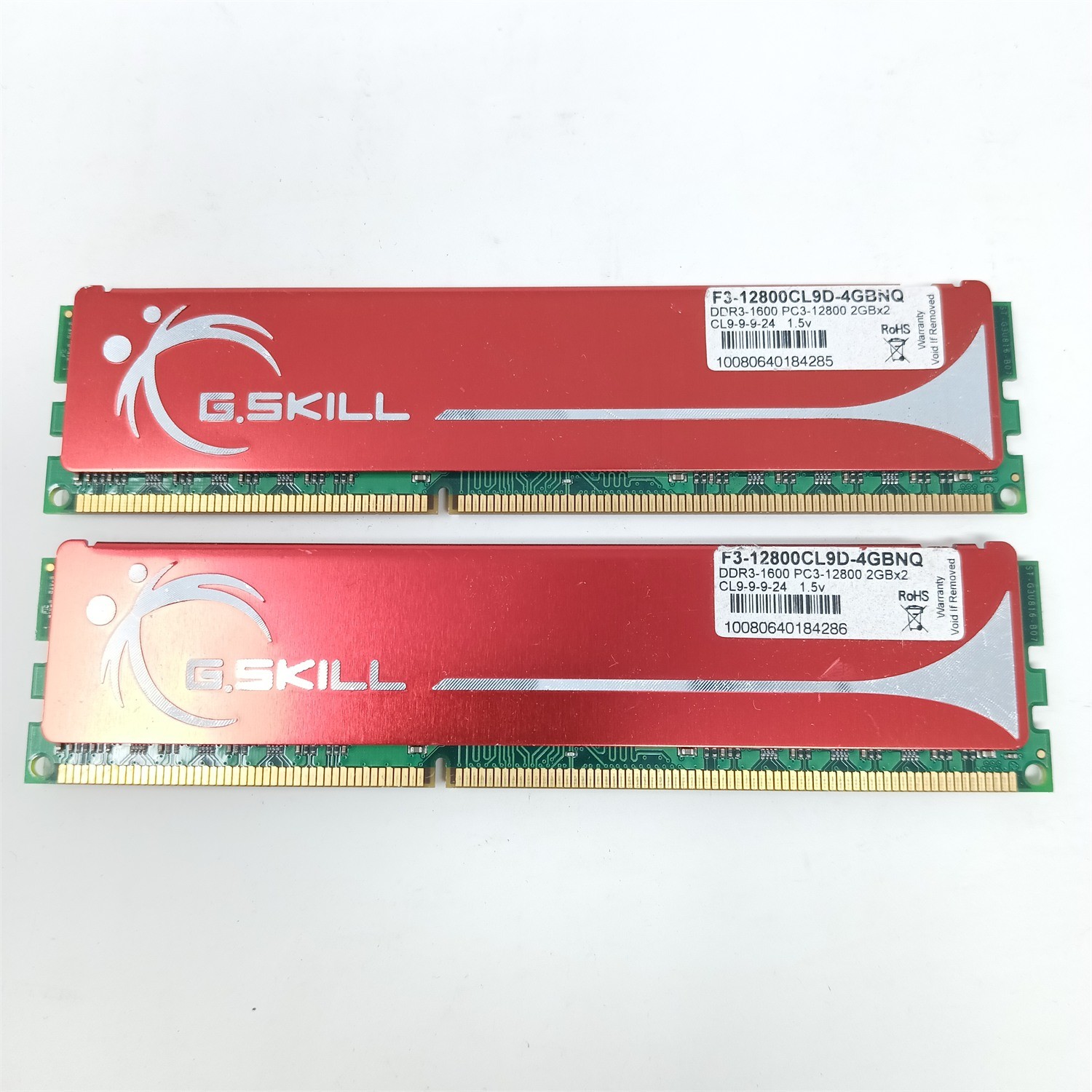 G.Skill 4GB (2x2GB) DDR3-1600 PC3-12800 CL9 Desktop RAM F3-12800CL9D-4GBNQ
