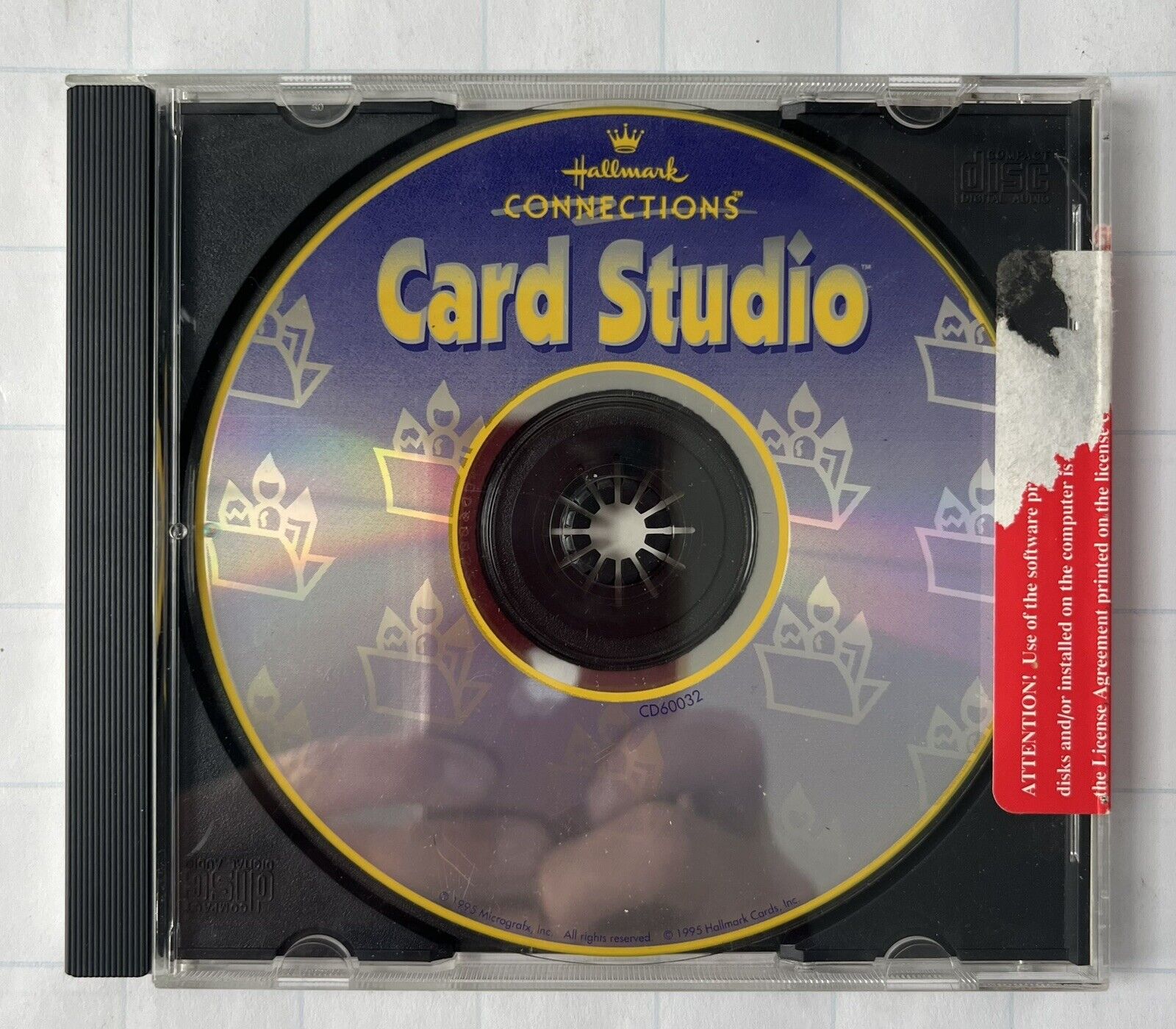 PC CD-ROM: Hallmark Connections Card Studio cd Software (1995)